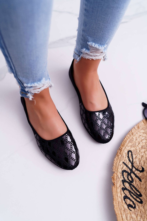 Dámské Baleríny Černé Merante