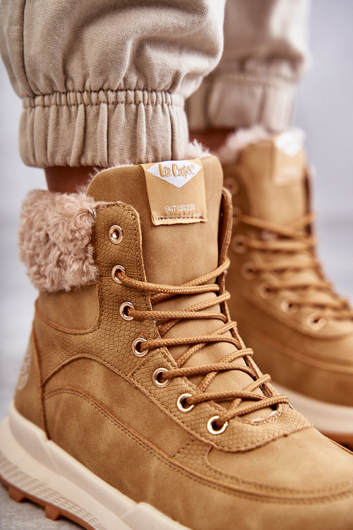 Teplé boty Trappers Lee Cooper LCJ-22-44-1361L Béžove