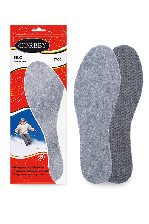 Corbby cítil Plsti -slip cítené izolačné vložky