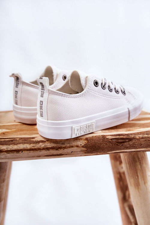 Dětské kožené tenisky BIG STAR KK374056 Bílá