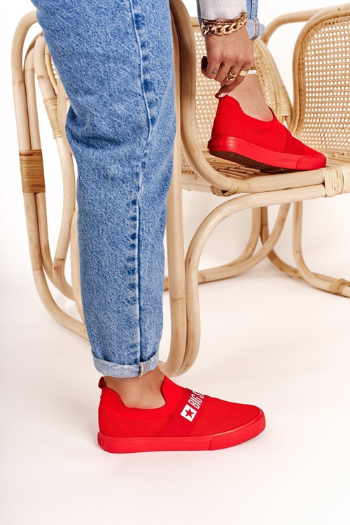Dámské Tenisky Slip-on Big Star FF274220 červené