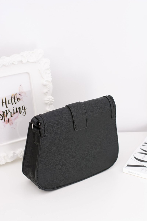 Dámska čierna elegantná taška Messenger