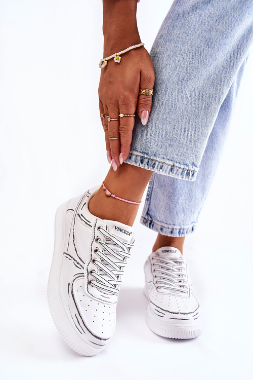 Dámské nízké sportovní boty Bíle Solveig