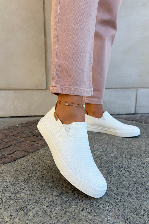 Dámské Tenisky Slip-On Big Star RR274717 Bílé