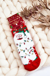 Detské vianočné bavlnené termoaktívne Soeti červené ponožky