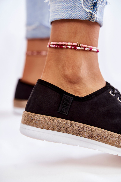 Dámske nízke tenisky pamäťové penové penový systém Big Star KK276004 Čierna