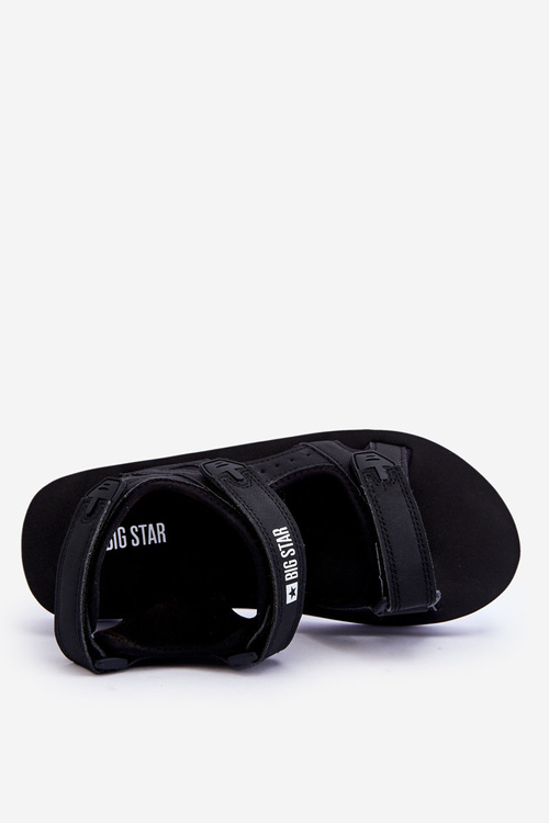 Dámské sportovní sandály na platformě Big Star LL274789 Černé