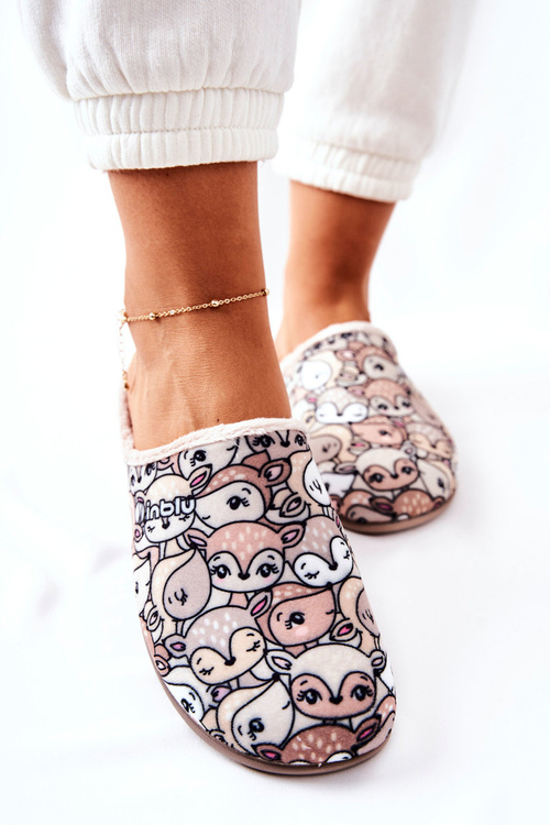 Žabky Befado Jelení 155D203 Béžová