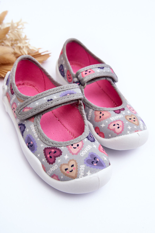 Detská balerína Papcie Befado Heart 114x516 Gray