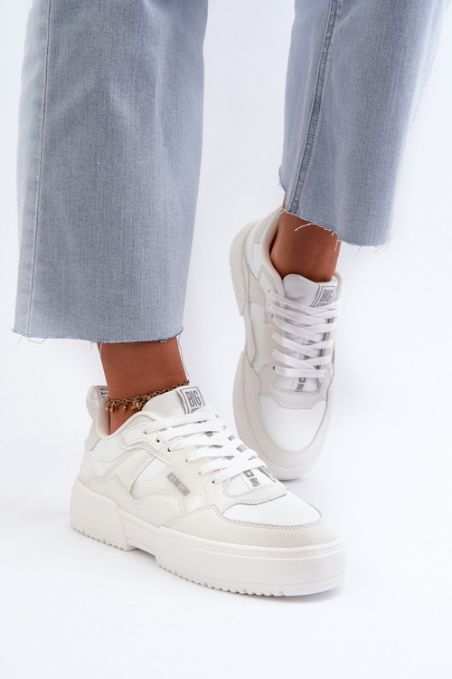 Lehké dámské tenisky Big Star NN274322 Memory Foam System Bílé