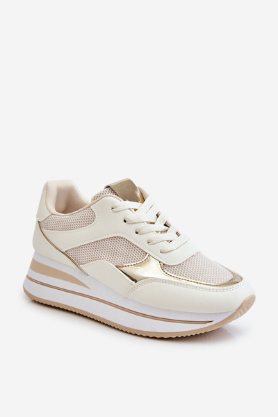 Dámska jasná béžová rubížna športová topánky