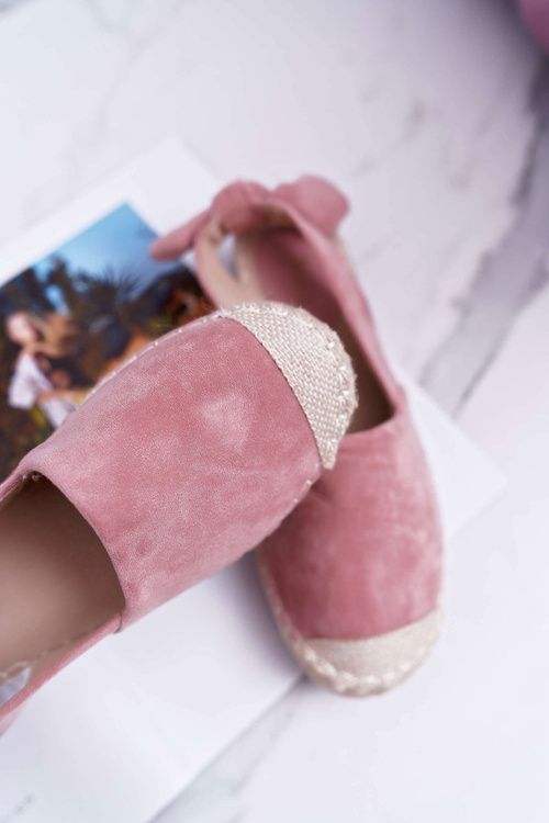Lehké espadrille růžové tenisky Moriente