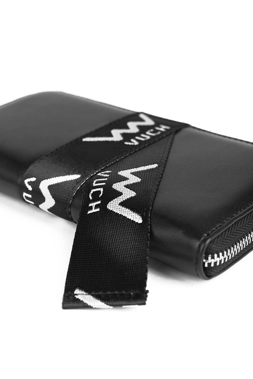 Čierna Mille Leather peňaženka