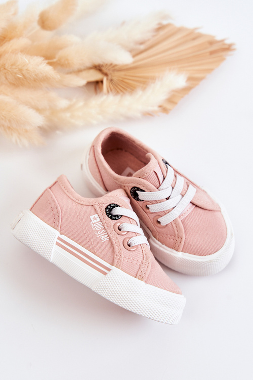 Detské nízke tenisky Veľká hviezda JJ374161 Pink