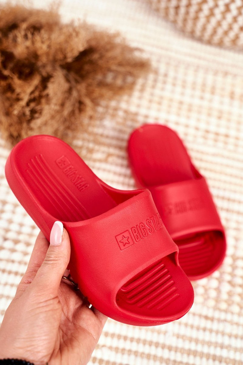 Veľká hviezda Red GG374809 mládežnícky žabky