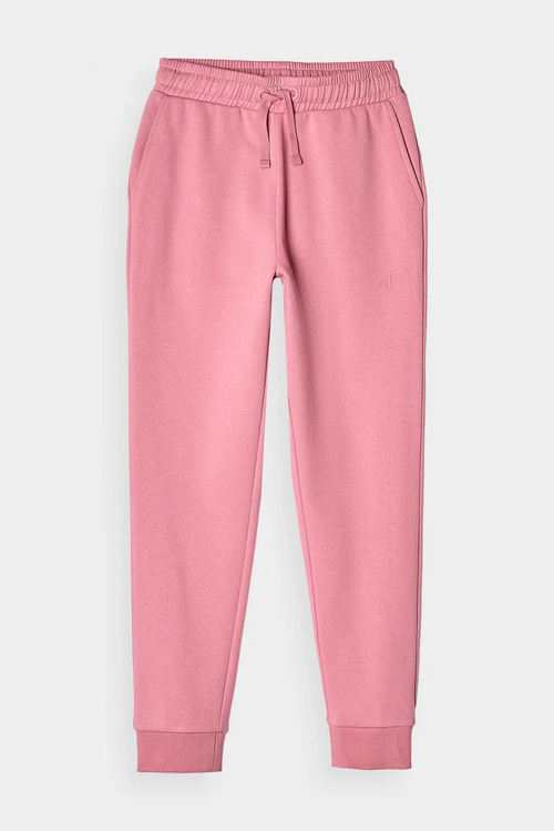 Dievčenské Teplákové Nohavice Joggery 4F Ružové 4FJWMM00TTROF0828-56S