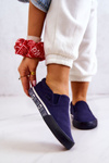 Dámské Tenisky Slip-on Big Star HH274011 Námořnická modrá