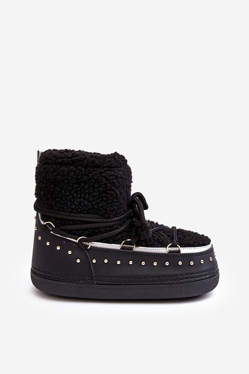 Dámské zateplené zimní sněhule černé Rohes