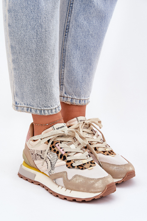 Tenisky Športové Topánky Dámske D.Franklin DFSH378006 Zlaté