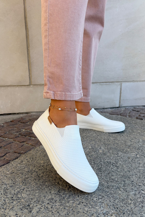 Dámské Tenisky Slip-On Big Star RR274717 Bílé