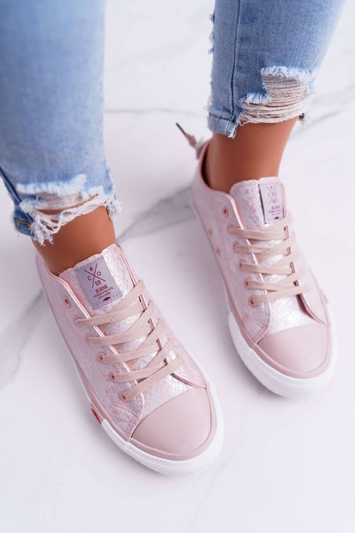 Dámské tenisky Cross Jeans růžové DD2R4058