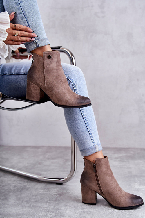 Ženské semišové topánky pre posúvač LA.FI 260039DTA-SU BEIGE