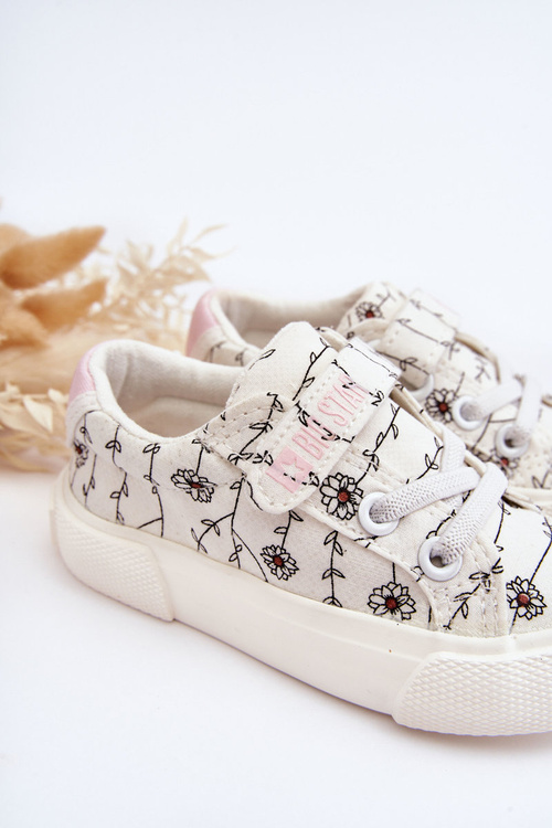 Veľká hviezda JJ374102 tenisky bieleho materiálu