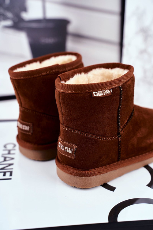 Detské topánky Big Star Snow topánky Camel GG374082