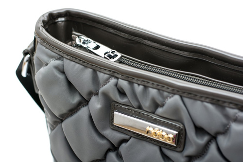 Prešívaná šedá Nobo Messenger taška