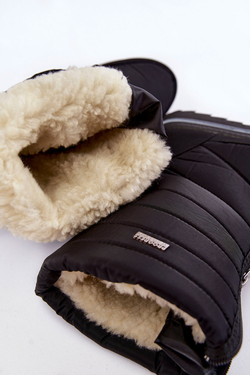 Dámské lehké, zateplené sněhule Progress PROGJ-22-129 Černé