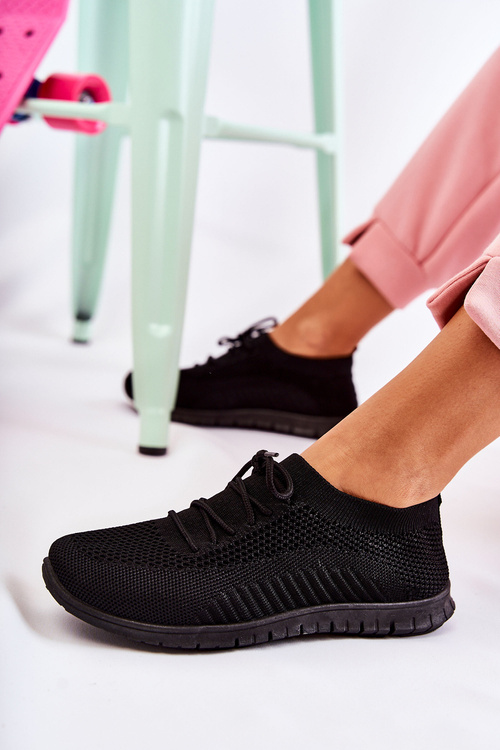 Dámske posuvné športové topánky Black Sequro