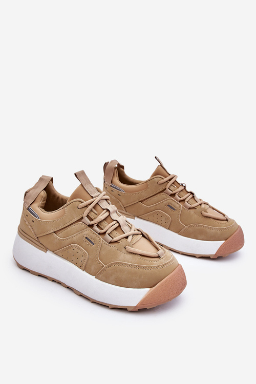 Dámske športové topánky na platforme Beige Dakari