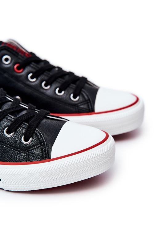 Pánske kožené tenisky Big Star JJ174068 čierna