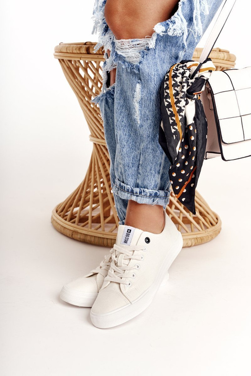 Dámska nízka veľká hviezda DD274451 Biele tenisky