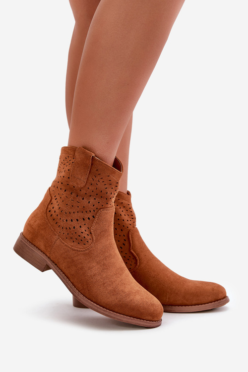 Dámské prodyšné boty na plochém podpatku Camel S.Barski HY42-135