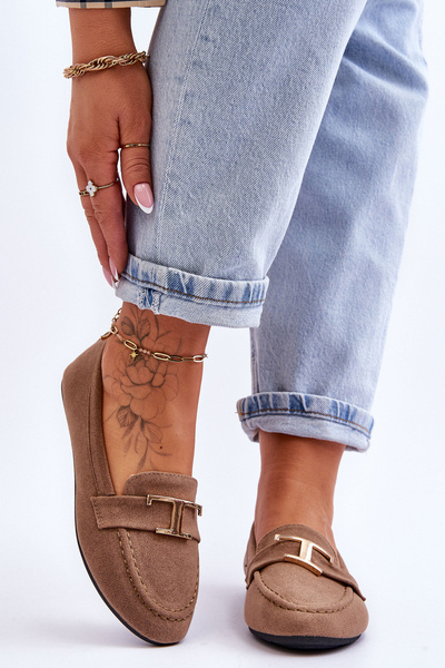 Klasické Slip On Mokasíny Béžová Carly