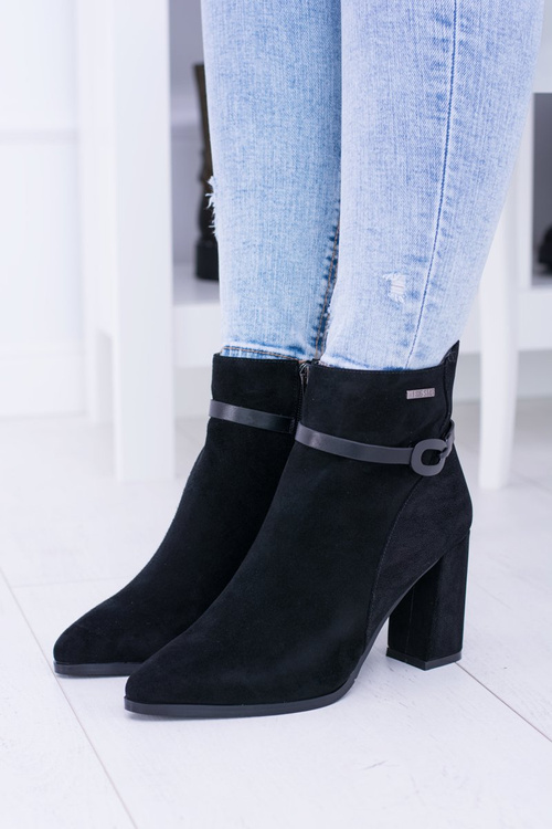 Big Star Black Suede topánky na post BB274383