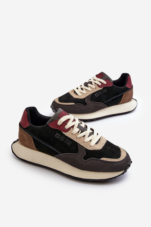 Pánské tenisky s pamětí Memory Foam System Big Star NN174357 Černé