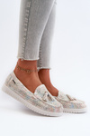 Dámské lehké mokasíny z ekokože s dírkovaným vzorem Tinami