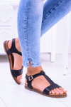 černé sandály Sunnyside