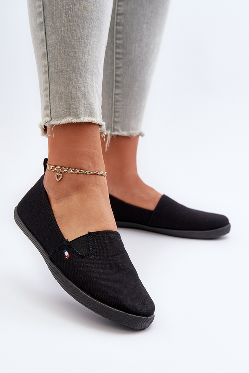 Dámské černé tenisky slip-on Adrancia
