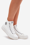 Dámske Tenisky Na Platforme Lee Cooper LCW-25-44-3209L Biele