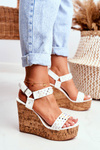 Dámské Sandály Na Klínu Lu Boo Bílé Gail