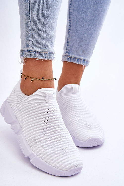 Dámské Tenisky Slip-on Big Star DD274460 Bile