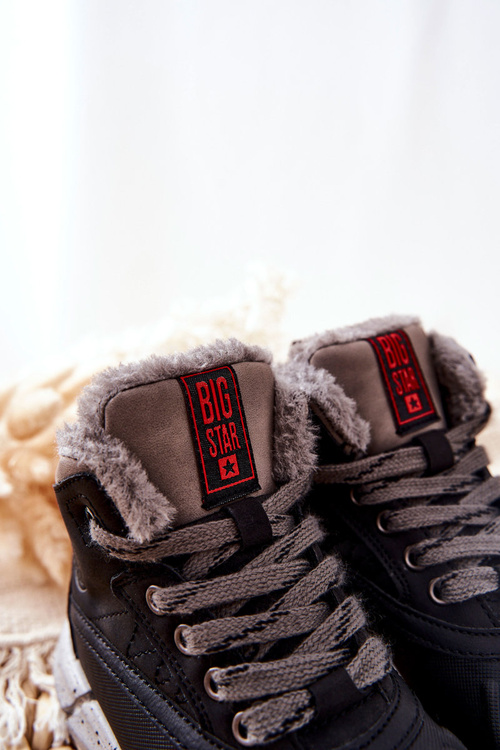 Dětské Oteplovací Boty Big Star II374074 Černé
