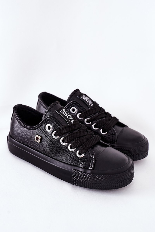 Dětské Kožené Tenisky BIG STAR FF374304 Černé