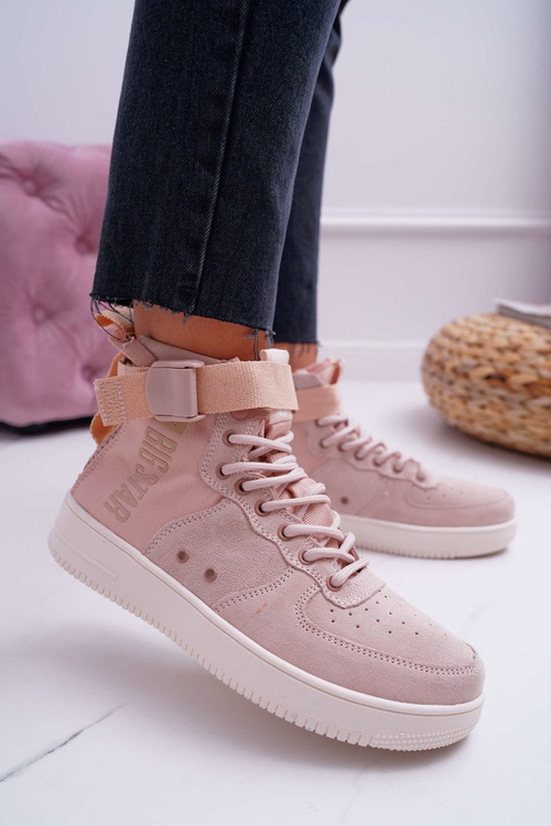 Dámská Obuv Sneakers růžové Big Star EE274658