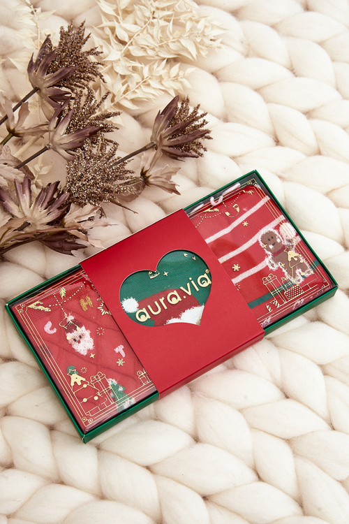 Vianočná súprava mládežníckych 3-balíkových ponožiek