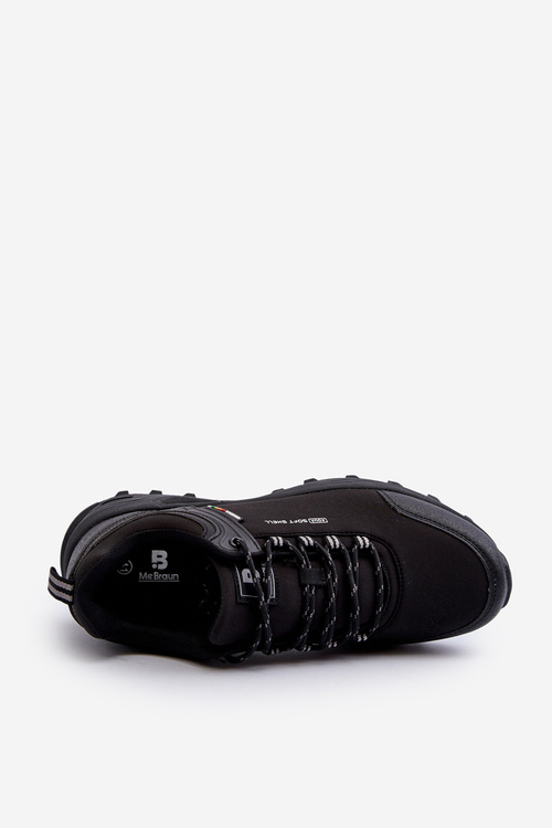 Mužské černé turistické boty McBraun