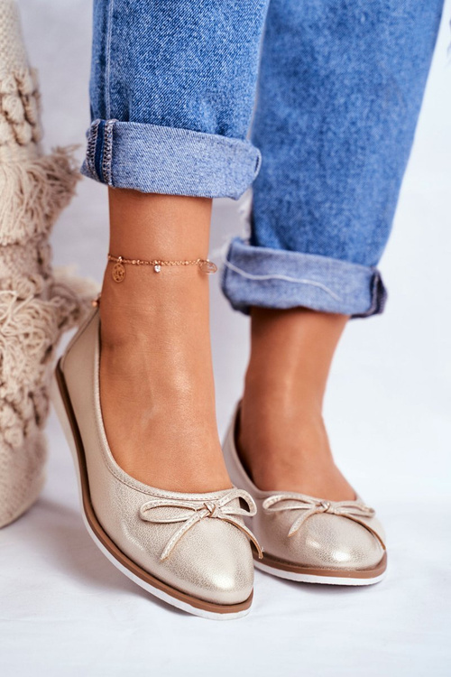 Dámské baleríny Sergio Leone Zlaté BL612